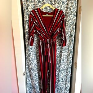 Express striped jumpsuit S